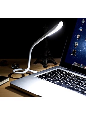 Trendexa USB Kısılabilir LED Lamba, 2,8W Esnek Klavye Işığı, Pc Bilgisayar Için, 14 Led, 3 Kademeli Ayarlanabilir Parlaklık, Dokunmatik Açma/kapama, D10 USB Led, Beyaz