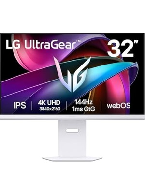 Trendexa 32" Ultragear G8S 32G810SA-B 144Hz 1ms IPS UHD 4K Aı Akıllı Webos Pivot Gaming Monitör