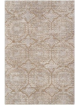 Trendexa Hanedan Kahverengi Klasik Desenli Eskitme Vintage Dokuma Oturma Odası Salon Halısı