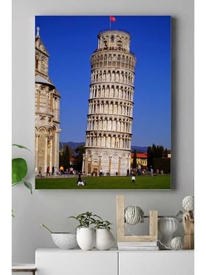 Trendexa Pisa Kulesi Manzara Kanvas Tablo PSTER17668 2 40 x 60