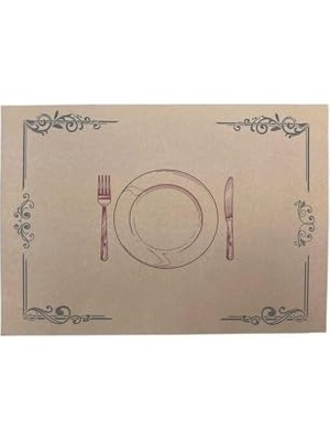 Trendexa Amerikan Servis, Kraft 32X45 cm 100 Adet, Gizpak