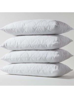 Trendexa %100 Pamuk 4 Adet Kapitoneli Yastık Alezi Koruyucu Yastık Kılıfı, 50 x 70 cm