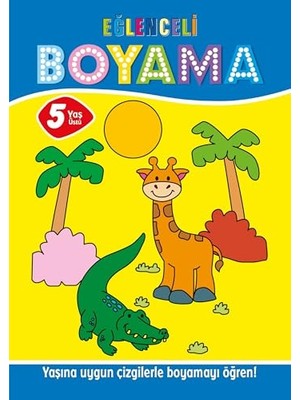 Trendexa 5 Yaş Üstü Boyama Kitabı, 4'lü Pastel Boya Hediyeli