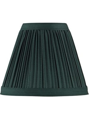 Trendexa 33123-2; Avize Pileli Klipsli Avcı Yeşil Gölge, 7,62 cm Üst x 15,24 cm Alt x 12,7 cm Eğim, 2'li Set