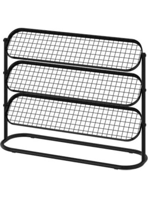 Trendexa Siyah Ayakkabılık 76X24X59 cm