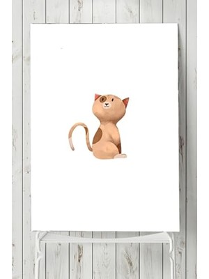 Trendexa PSTER5503 Kedi Çocuk Odası Poster 4 (60X90 Cm)