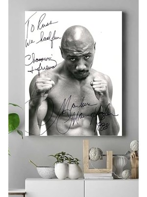 Trendexa (PSTER16911) Marvin Hagler Dövüş Kanvas Tablo 21 x 30