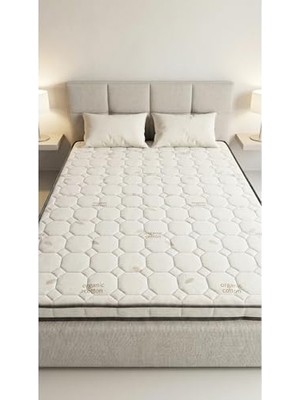Trendexa Sünger Şilte 180X200 Yer Yatağı Cotton 9 +-1 cm Ped Yatak Şiltesi