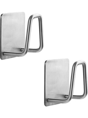 Trendexa AL4467-2 Metal Ürün Askılığı, 2 Adet, Gümüş