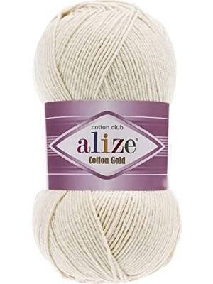 Trendexa Cotton Gold Pamuk 100 G El Örgü Ipi, 599, Fil Dişi
