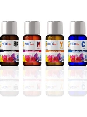 Trendexa L3151 Uyumlu 4 Renk Sublimasyon Transfer Baskı Mürekkep Seti, 100 Ml, KLT-73141