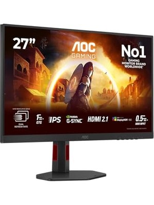 Trendexa U27G4R 320 HZ/160 Hz 0,3ms/0,5ms 4K HDR10 Yükseklik Ayarlı Pivot Fast IPS Oyuncu Monitörü