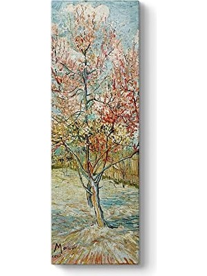Trendexa Vincent Van Gogh Pembe Şeftali Ağaçları Tablosu, 60 x 180