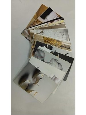 Trendexa Altın ve Siyah Lüks Estetik Duvar Kolaj Seti, 50 Adet Gold Kintsugi Heykel ve Modern Sanat Temalı Fotoğraf Kartları, (10X15 Cm)