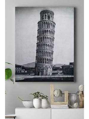 Trendexa PSTER17663 Pisa Kulesi Manzara Kanvas Tablo 21 x 30