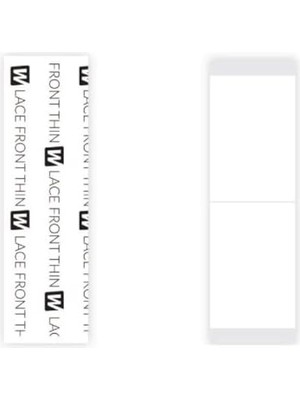 Trendexa Düz Protez Saç Bandı, 1″ x 3″ (2,5 x 7,5 Cm), 36 Adet