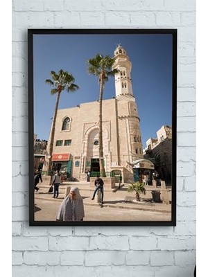 Trendexa (PSTER10227) Beytüllahim Kutsal Mekan Çerçeveli Tablo (30 x 40 Cm)