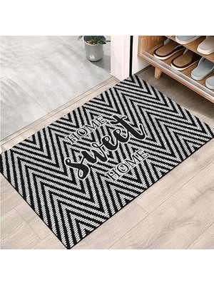 Trendexa Sweet Chevron Modern Kapı Önü Paspası, Ev, Ofis ve Dış Mekân Kullanımı Için 45X65