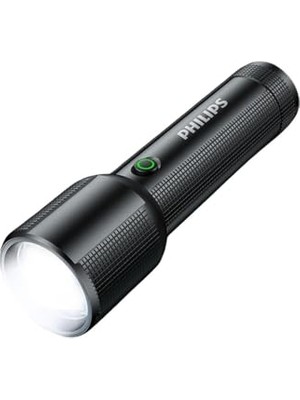 Trendexa SFL2203 450 Lümen 5W LED El Feneri Teleskopik Zoom Sos Modlu Metal Gövdeli Şarj Edilebilir Uzun Menzilli Flashlight