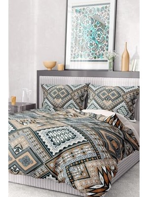 Trendexa Nevresim Takımı, %100 Pamuk Saten Lastikli Çarşaf Deluxe Çift Kişilik, PREMIUM0651HF