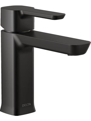 Trendexa 581LF-BLGPM-PP Modern Saplı Proje Paketi Banyo Bataryası, Tek Delikli, Mat Siyah
