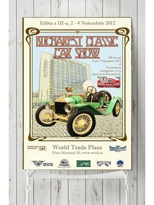 Trendexa (PSTER3278) Vintage Araba Posteri 50X70 cm