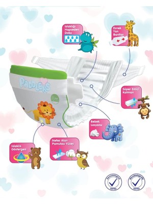 Bebek Bezi 4 Numara Maxi (7-14 Kg) 60 Adet – Jumbo Paket (2 Paketi)