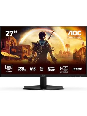Trendexa Q27G42XE 180 Hz 0,5ms Freesync 2k HDR10 Fast IPS Gysnc Oyuncu Monitörü