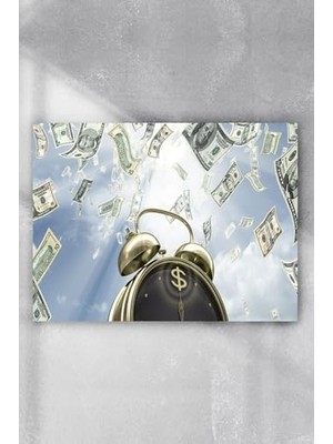 Trendexa PSTER7272 Vakit Nakittir Time Is Money Girişimcilik Posteri (40X60 Cm)