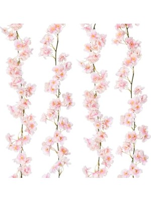Trendexa Pembe Açık Japon Kiraz Çiçeği Dalı, 180 Cm, Dolanabilen Bahardalı