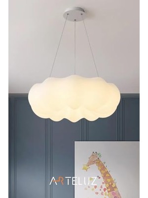 Trendexa Bulut Model Modern Sarkıt Avize, 45 cm