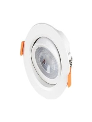 Trendexa 5W Cob LED Downlight Armatür, Beyaz Gövde, Beyaz Işık, CT-5200-B