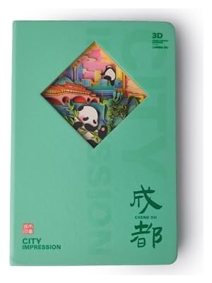 Trendexa 3D Panda Temalı Defter