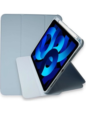 Bezos Apple iPad Pro 11 (2021) Kılıf Starling 360 Kalemlikli Tablet Kılıf - Mavi