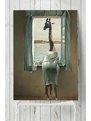 Trendexa (PSTER9516) Yalnız Zürafa Sanatsal Poster (60X90 Cm)