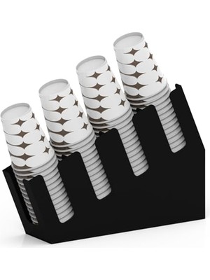 Trendexa Bardak, 4 Bölmeli Kademeli Karton Standı (16OZ)