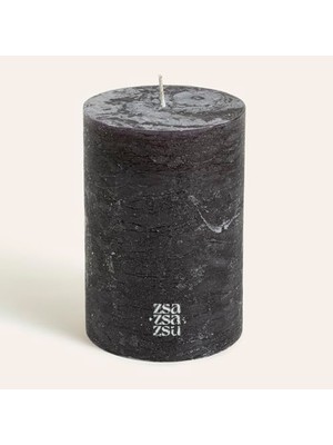 Trendexa Deurne Siyah Parafin Mum 9X9X13 cm
