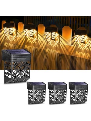 Trendexa Güneş Enerjili Duvar ve Çit LED Aydınlatma 4 ADET/GT-SL22