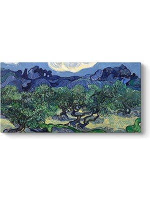 Trendexa Vincent Van Gogh Zeytin Ağaçları Tablosu, 100 x 50