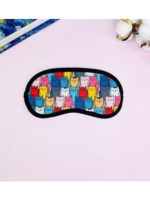 Trendexa Kedi Tasarımlı Uyku Bandı
