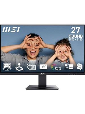 Trendexa 27" Pro MP273U Kurumsal Monitör; Uhd, 16:9, Flat, IPS 60Hz, 4ms, Adaptive-Sync