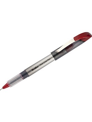 Trendexa FL68 Fine Liner Kalem 12'lik Ambalaj Kırmızı 0.6 mm