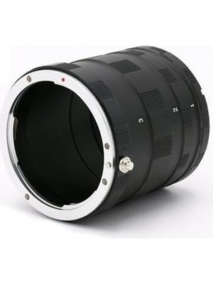 Trendexa Makro Uzatma Tüpü Extension Tube - Yeni Metal Malzeme (Sony A6000 A6100 A6300), T&y Foto Tianya - Sony E Mount Için
