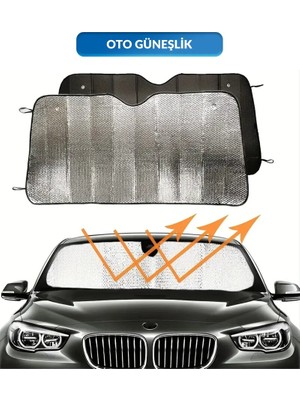 Sungur's Store Katlanabilir Ön Cam Güneşlik Isı Önleyici Araç Perdesi Volkswagen Passat Peugeot 3008 Skoda Superb Nissan Qashqai