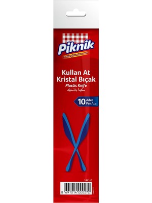 Tr Piknik Kullan-At Kristal Bıçak 10'lu Renk'li 1441