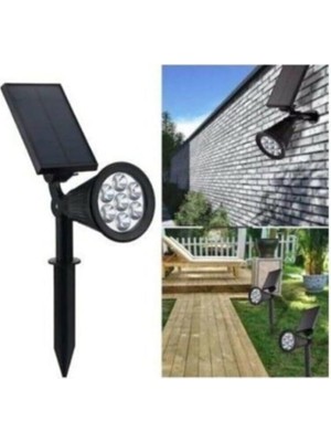 Tr Ct 7310 7 W Solar Güneş Enerjili Çim Bahçe Armatürü Aydınlatma Yeşil (1 Adet)
