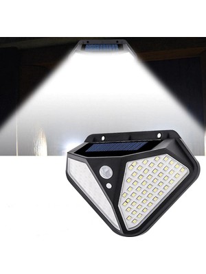 Tr Technosmart 102 Ledli Solar Güneş Enerjili 3 Modlu Bahçe Aydınlatması Hareket Sensörlü Lam