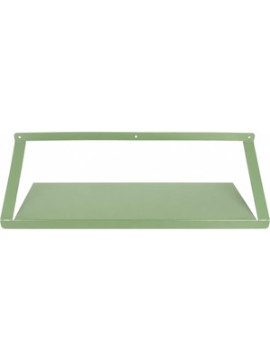 Tr Ziglat 150 Serisi Endüstriyel Duvar Tipi Raf 700X200X150 mm Yeşil | 20 kg Taşıma Kapasiteli