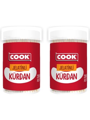 Trendexa Bambu Kürdan Jelatinli 200'LÜ 2'li Paket
