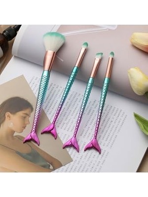 Trendexa Balık Figürlü Nail Art Makyaj Fırçası, 4 Adet, 431550